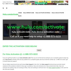 Hulu Code Activation