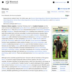 Human - Wikipedia