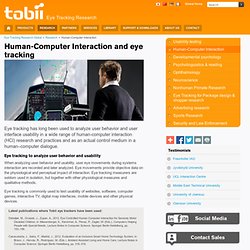 Eye Tracking Research and Human-Computer Interaction