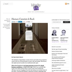 Human Curation Is Back
