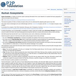 Human Ecosystems