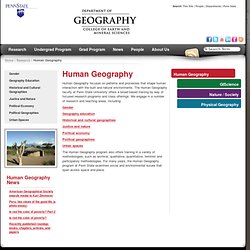 Penn State Department of Geography