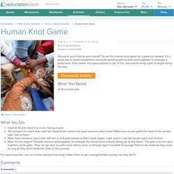 Human Knot Game