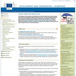 European Commission - External cooperation programmes