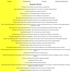 Human World - StumbleUpon