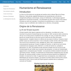 Humanisme et Renaissance