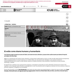 El exilio como drama humano y humanitario