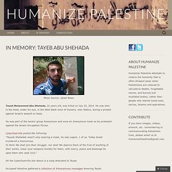 Humanize Palestine