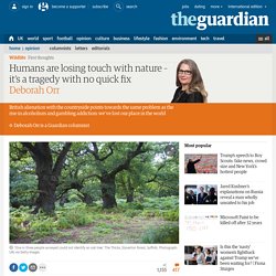 Humans are losing touch with nature – it’s a tragedy with no quick fix