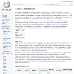 Humble Indie Bundle