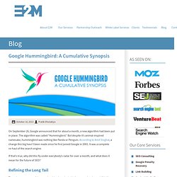 What is Google Hummingbird: A Cumulative Synopsis