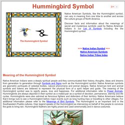 Hummingbird Symbol