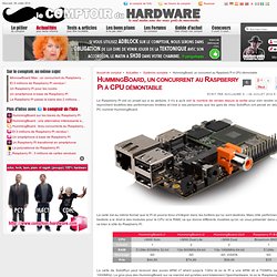 HummingBoard, un concurrent au Raspberry Pi à CPU démontable