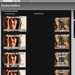Humor-bation: Its all about contrast - StumbleUpon