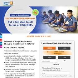 Hunger Action Month To End Classroom Hunger