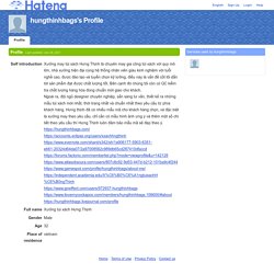 hungthinhbags's Profile - Hatena