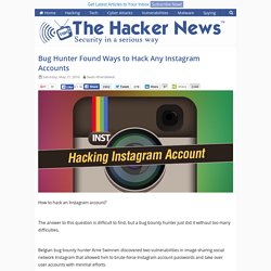 [ENG] Instagram: Des failles dans l'authentification découvertes permettaient l'emploi de la force brute pour pirater les comptes