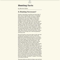 Hunting Facts