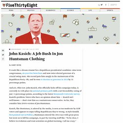 John Kasich: A Jeb Bush In Jon Huntsman Clothing