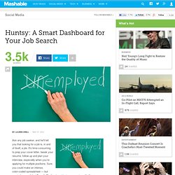 Huntsy: A Dashboard for Your Job Search