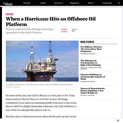 When a Hurricane Hits an Offshore Oil Platform