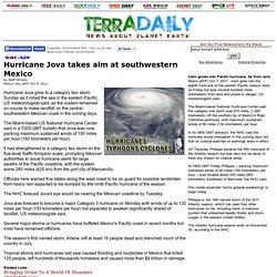 Hurricane Jova takes aim at southwestern Mexico