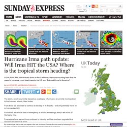 Hurricane Irma path update: Could Irma HIT the USA?