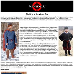 Clothing in the Viking Age