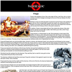 Norse Mythology: Freyja