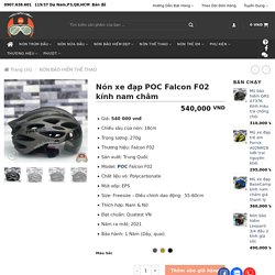 Sức hút của nón xe đạp POC Falcon F02 kính nam châm