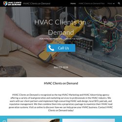 HVAC Clients on Demand