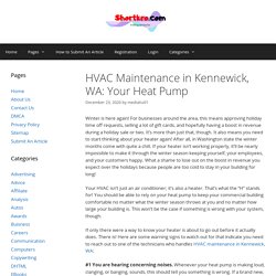 HVAC Maintenance in Kennewick, WA: Your Heat Pump