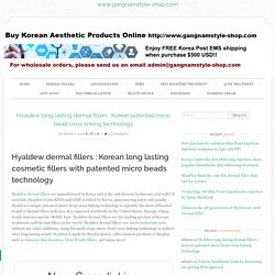 Hyaldew fillers : Korean long lasting dermal fillers patented micro beads technology