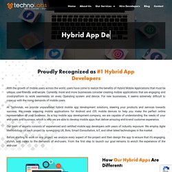 Hybrid App Development - Techno Labs