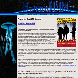 Hybrids Rising: Walking-Among-Us-Overview-Excerpts