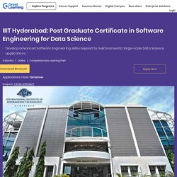 IIIT Hyderabad Software Engineering Course for Data Science