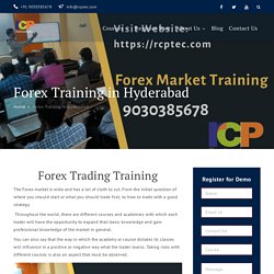 Forex Training in Hyderabad Ameerpet