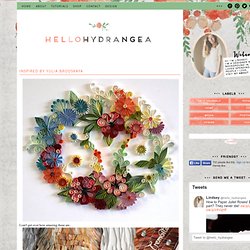 Hello Hydrangea: Inspired By Yulia Brodskaya