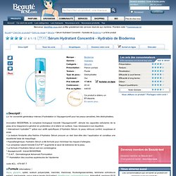 Sérum Hydratant Concentré - Hydrabio de Bioderma sur Beauté