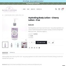 Hydrating Body Lotion - Cherry Lotion