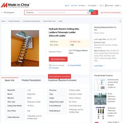 China Hydraulic Electric Folding Attic Ladders/Telescopic Ladder Attic/Loft Ladder - China Ladder, Folding Ladder