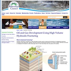 Hydraulic Fracturing water shed council