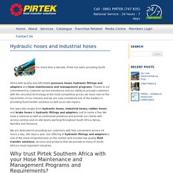 Hydraulic hoses and Industrial hoses
