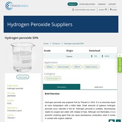 Hydrogen Peroxide Suppliers