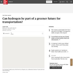 Can hydrogen be part of a greener future for transportation?