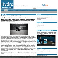 Hydrographic Airborne Scanner Integrated in UAV - Product News - Hydro International