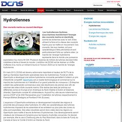 Hydroliennes