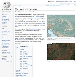 Hydrology of Hungary