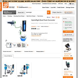 HydroRight Dual Flush Converter-HYR270 at The Home Depot