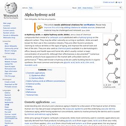 alpha hydroxy acid